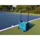 Корзина для теннисных мячей Unique BALLPORT Deluxe-long handles на 80 мячей blue
