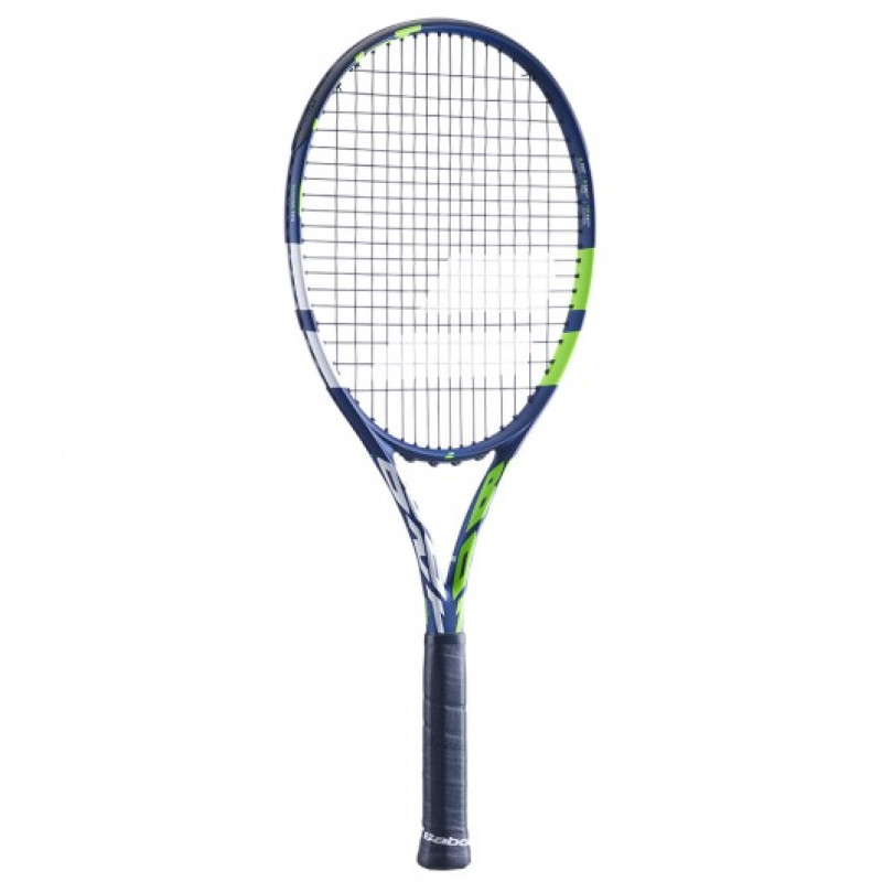 Ракетка для большего тенниса Babolat BOOST DRIVE СИНИЙ/ЗЕЛЕНЫЙ/БЕЛЫЙ без чехла Gr2