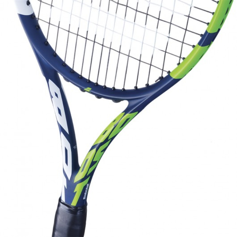 Ракетка для большего тенниса Babolat BOOST DRIVE СИНИЙ/ЗЕЛЕНЫЙ/БЕЛЫЙ без чехла Gr2