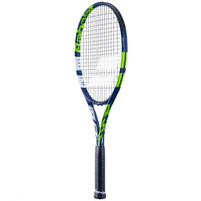 Ракетка для большего тенниса Babolat BOOST DRIVE СИНИЙ/ЗЕЛЕНЫЙ/БЕЛЫЙ без чехла Gr2