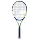 Ракетка для большего тенниса Babolat BOOST DRIVE СИНИЙ/ЗЕЛЕНЫЙ/БЕЛЫЙ без чехла Gr2