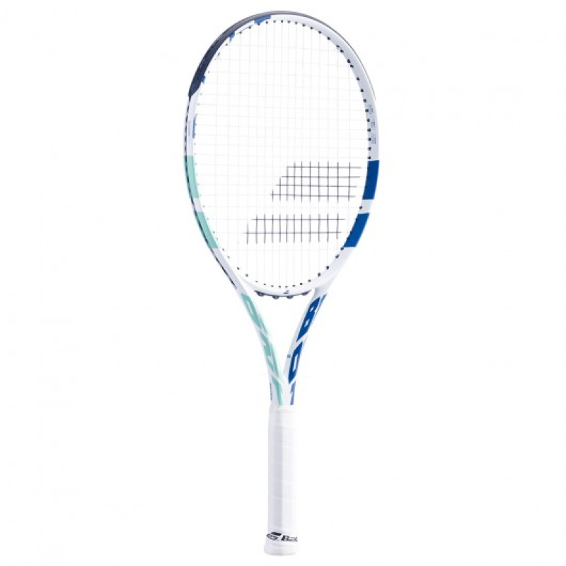 Ракетка для большего тенниса Babolat BOOST DRIVE W WHITE/BLUE/GREEN без чехла Gr2