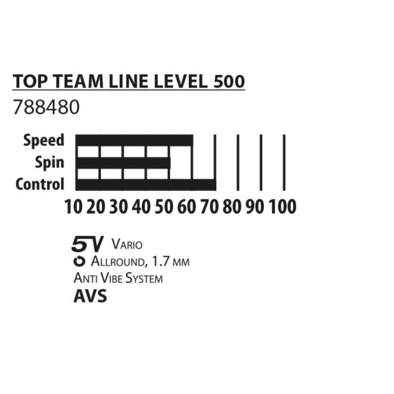 Набор для пинг-понга Donic Top Team 500 Gift set (ракетка, чехол, 4 мяча)
