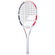 Ракетка для великого тенісу Babolat Pure Strike 100 unstr white/red/black no cover Gr3