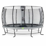 Батут Exit Elegant Grey 427 см с сеткой Economy