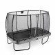 Батут Exit Elegant Premium Grey 244x427 см с сеткой Deluxe