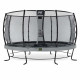 Батут Exit Elegant Premium Grey 427 см с сеткой Deluxe