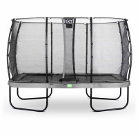 Батут Exit Elegant Grey 244x427 см з сіткою Economy