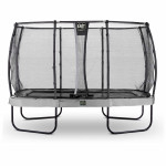 Батут Exit Elegant Premium Grey 244x427 см с сеткой Deluxe