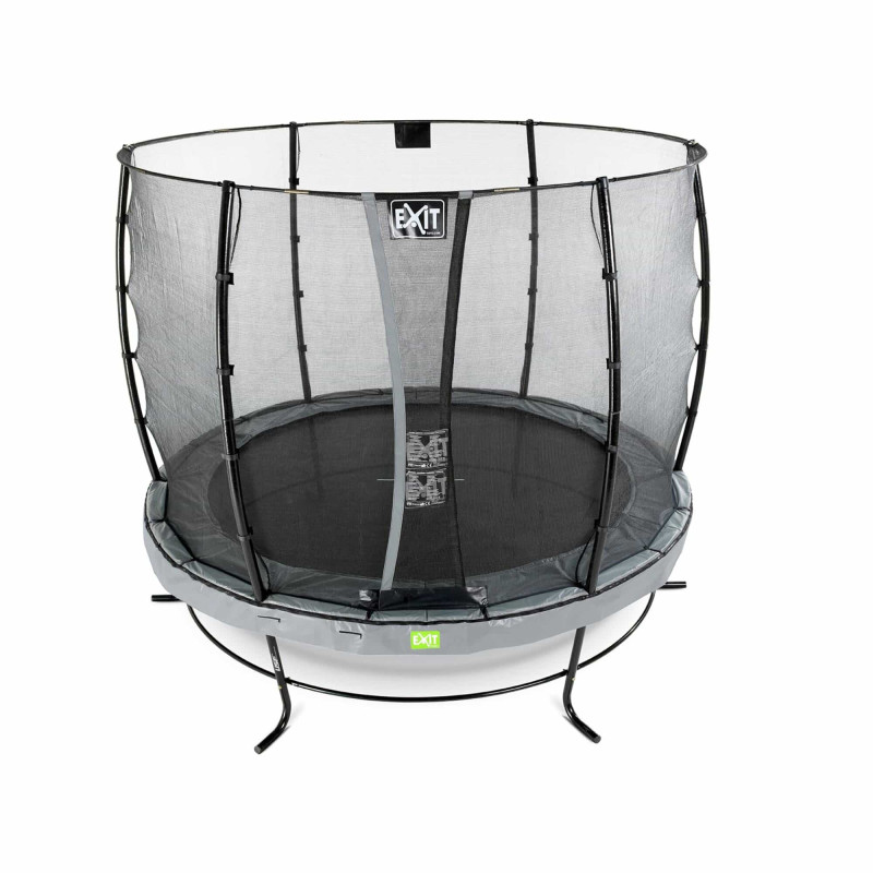 Батут Exit Elegant Grey 305 см с сеткой Economy