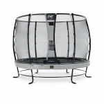Батут Exit Elegant Premium Grey 305 см з сіткою Deluxe
