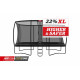 Батут Berg Ultim Elite Grey 500x300 см із сіткою Deluxe XL