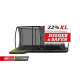 Батут Berg Ultim FlatGround Champion Grey 410x250 см із сіткою Deluxe XL