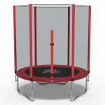 Батут с сеткой FitToSky 140 см Red
