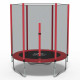 Батут з сіткою FitToSky 140 см Red