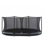 Батут Berg InGround Grand Favorit Grey 520x345 см с сеткой Comfort