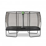 Батут Exit Allure Premium 214x366 см Black с сеткой