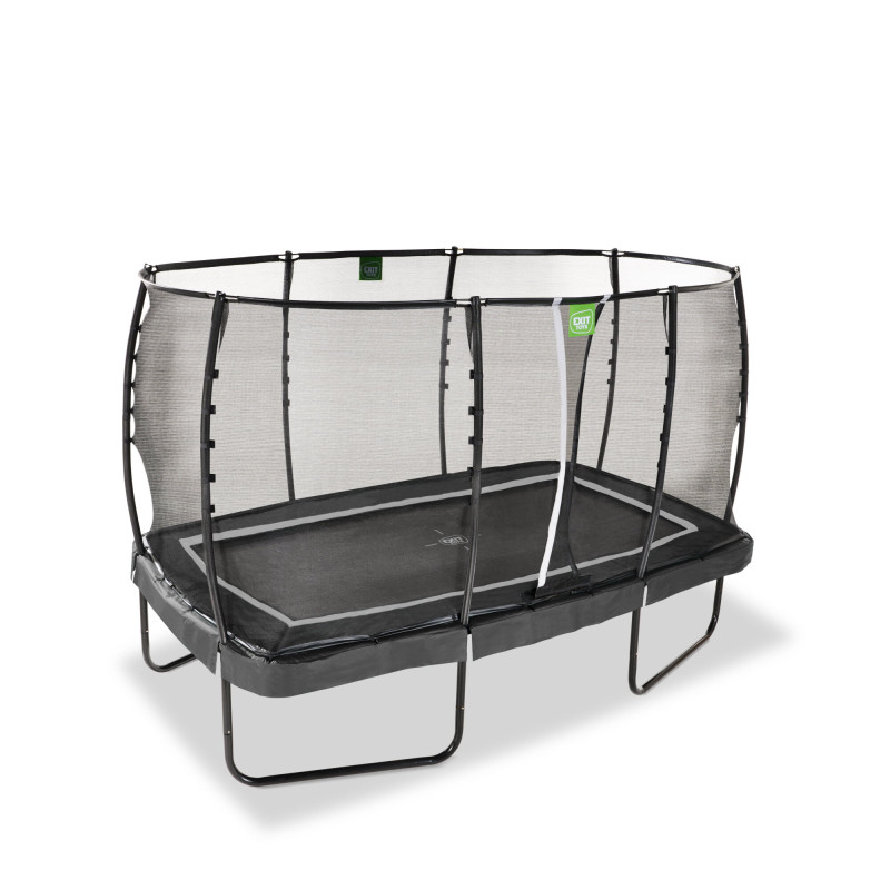 Батут Exit Allure Premium 214x366 см Black с сеткой