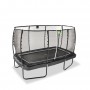 Батут Exit Allure Premium 214x366 см Black с сеткой
