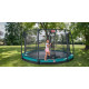 Батут Berg InGround Champion Green 430 см із сіткою Deluxe XL