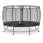Батут Exit Lotus Premium Black 427 см с сеткой