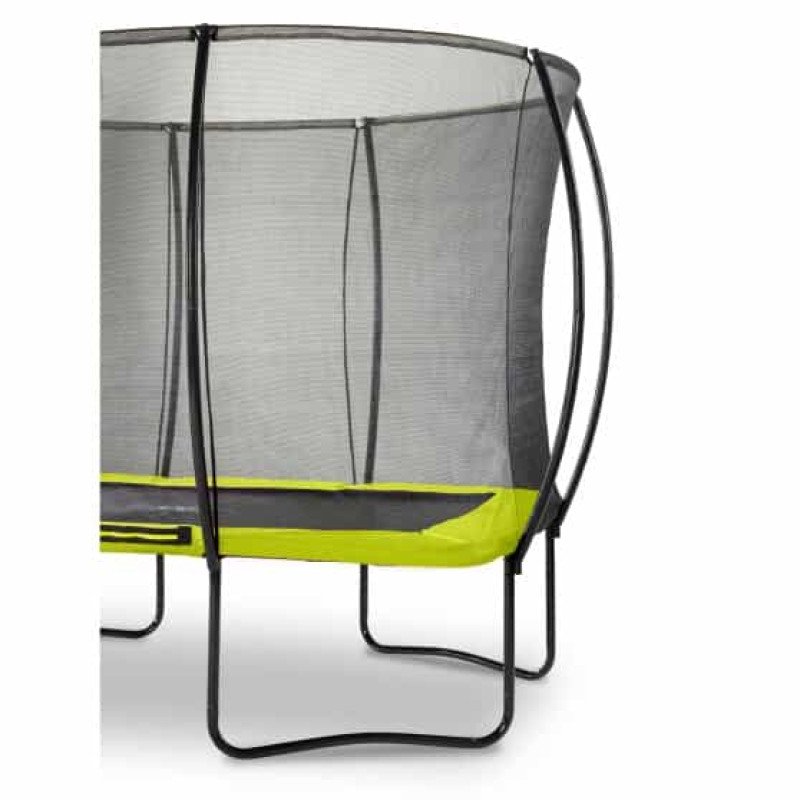 Батут Exit Silhouette Green 244х366 см с сеткой