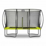 Батут Exit Silhouette Green 244х366 см с сеткой