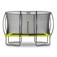 Батут Exit Silhouette Green 244х366 см з сіткою