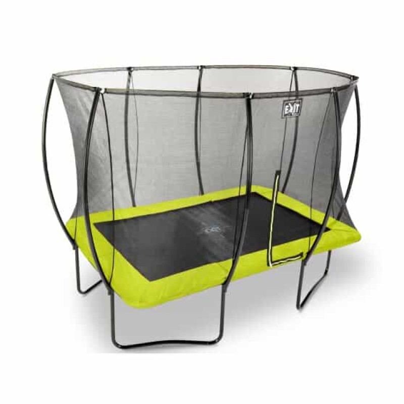 Батут Exit Silhouette Green 244х366 см с сеткой