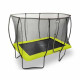 Батут Exit Silhouette Green 244х366 см с сеткой