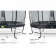 Батут Exit Elegant Black 253 см з сіткою Economy