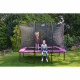 Батут Exit Silhouette Pink 244х366 см с сеткой