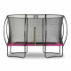Батут Exit Silhouette Pink 244х366 см с сеткой