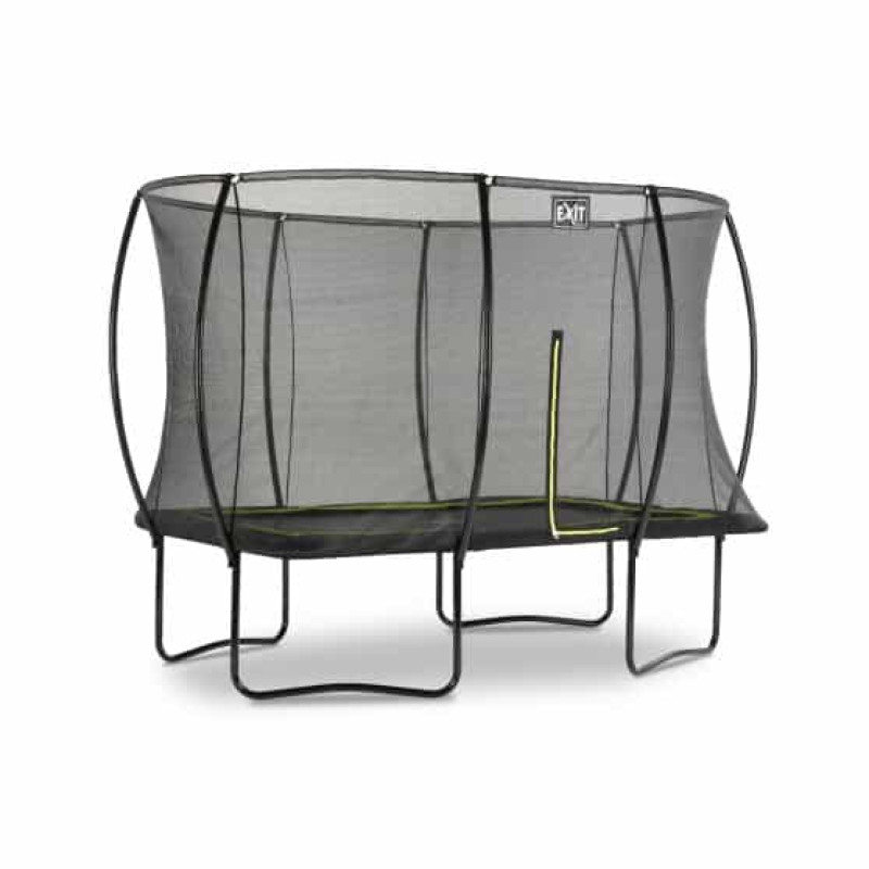 Батут Exit Silhouette Black 244x366 см с сеткой