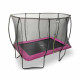 Батут Exit Silhouette Pink 244х366 см с сеткой