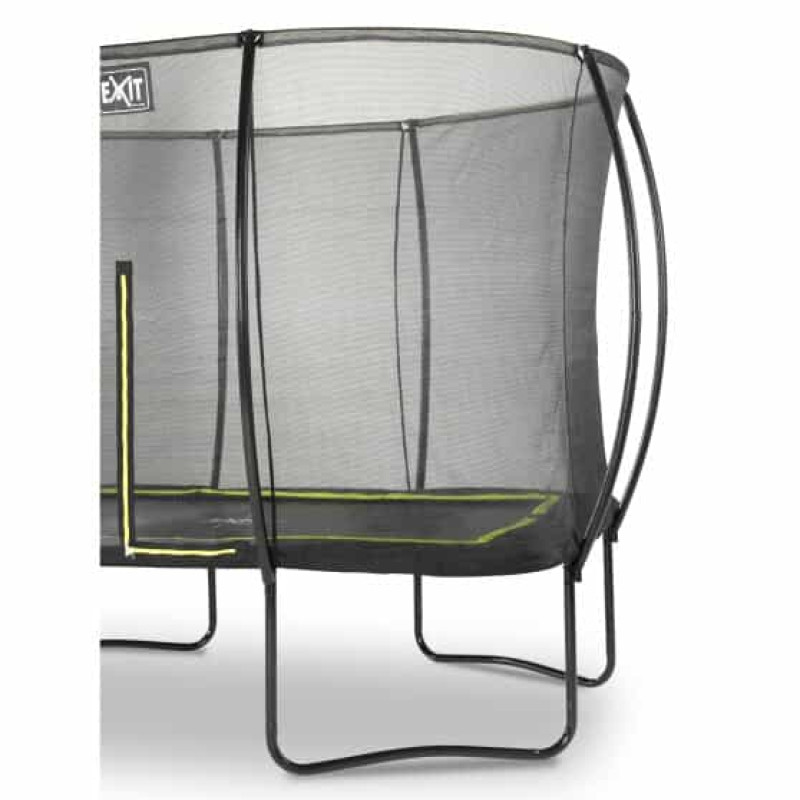 Батут Exit Silhouette Black 244x366 см с сеткой
