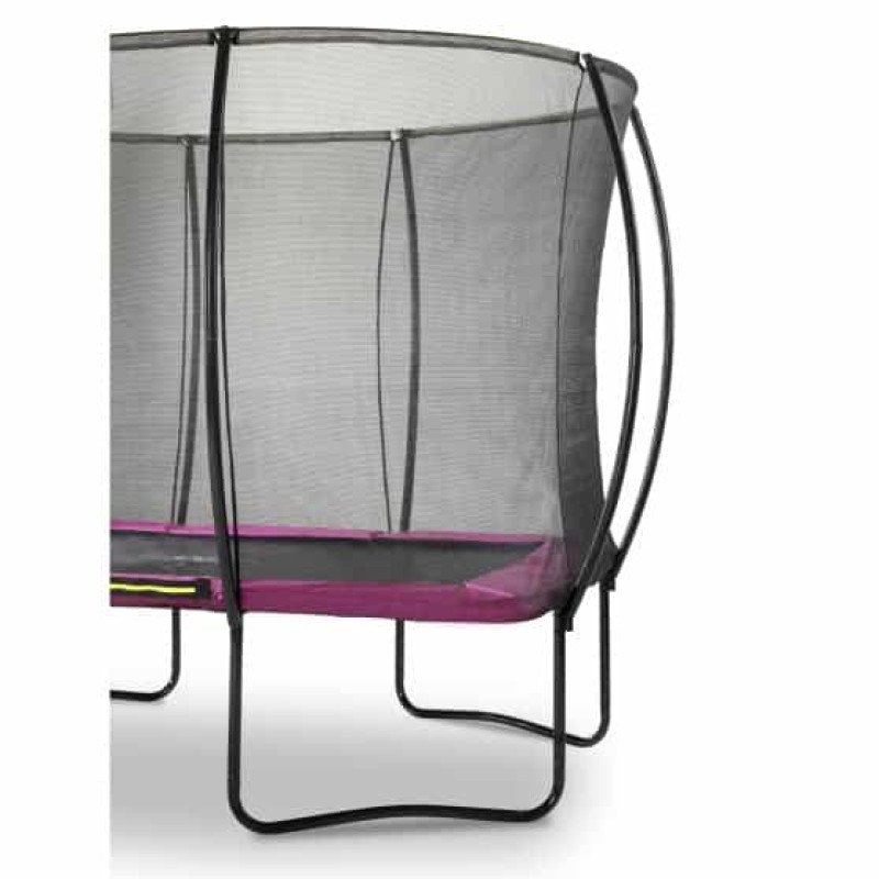 Батут Exit Silhouette Pink 244х366 см с сеткой