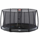 Батут Berg InGround Elite Grey Levels 430 см із сіткою Deluxe