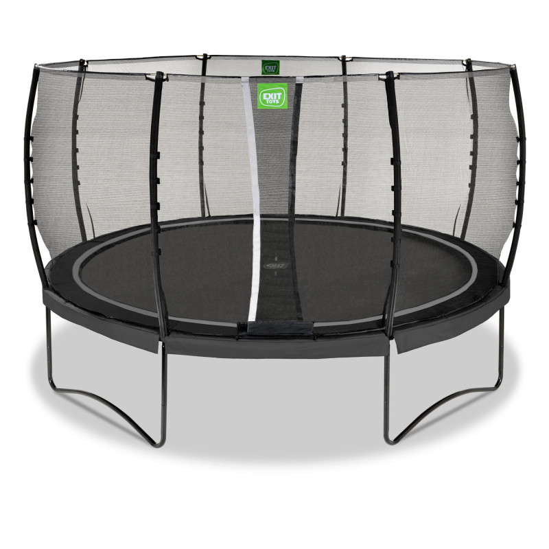 Батут Exit Allure Classic 427 см Black с сеткой