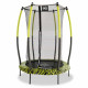 Батут Exit Tiggy Black/Green 140 см с сеткой