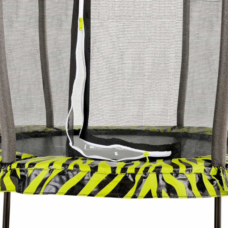 Батут Exit Tiggy Black/Green 140 см с сеткой