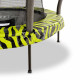 Батут Exit Tiggy Black/Green 140 см с сеткой