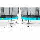 Батут Exit Elegant Blue 427 см с сеткой Economy