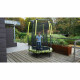 Батут Exit Tiggy Black/Green 140 см с сеткой