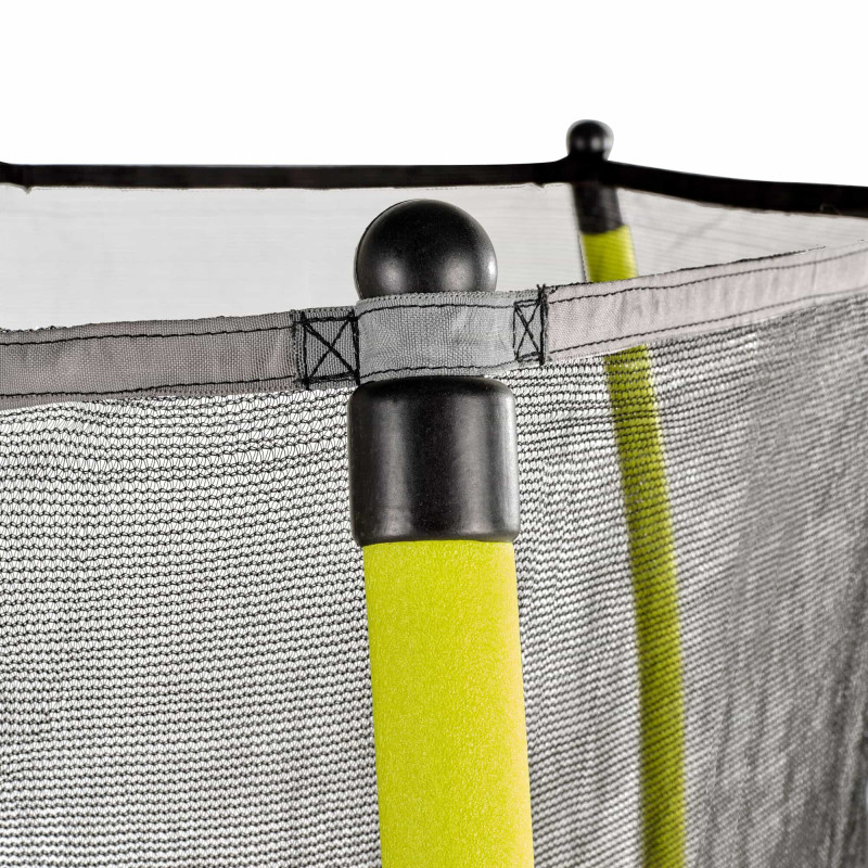 Батут Exit Tiggy Black/Green 140 см с сеткой