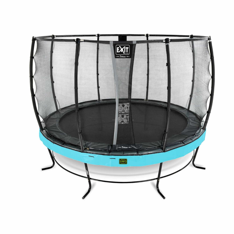 Батут Exit Elegant Premium Blue 427 см с сеткой Deluxe