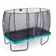 Батут Exit Elegant Blue 244x427 см с сеткой Economy