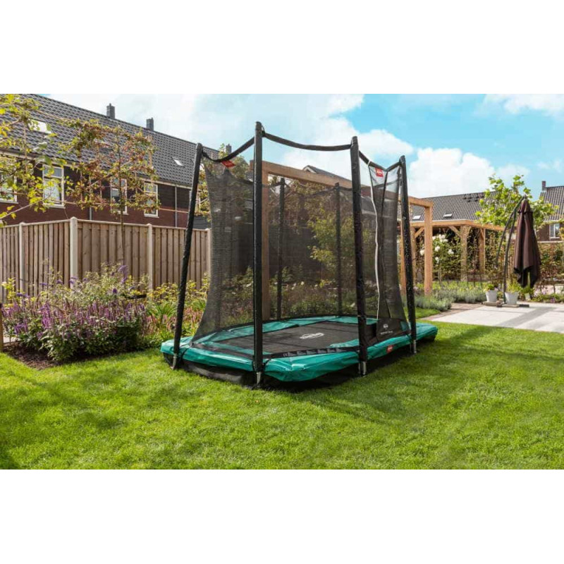 Батут Berg Ultim InGround Favorit Green 280x190 см с сеткой Comfort