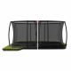 Батут Berg Ultim FlatGround Elite Black 500x300 см із сіткою Deluxe XL