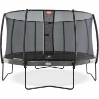 Батут Berg Elite Grey 380 см із сіткою Deluxe